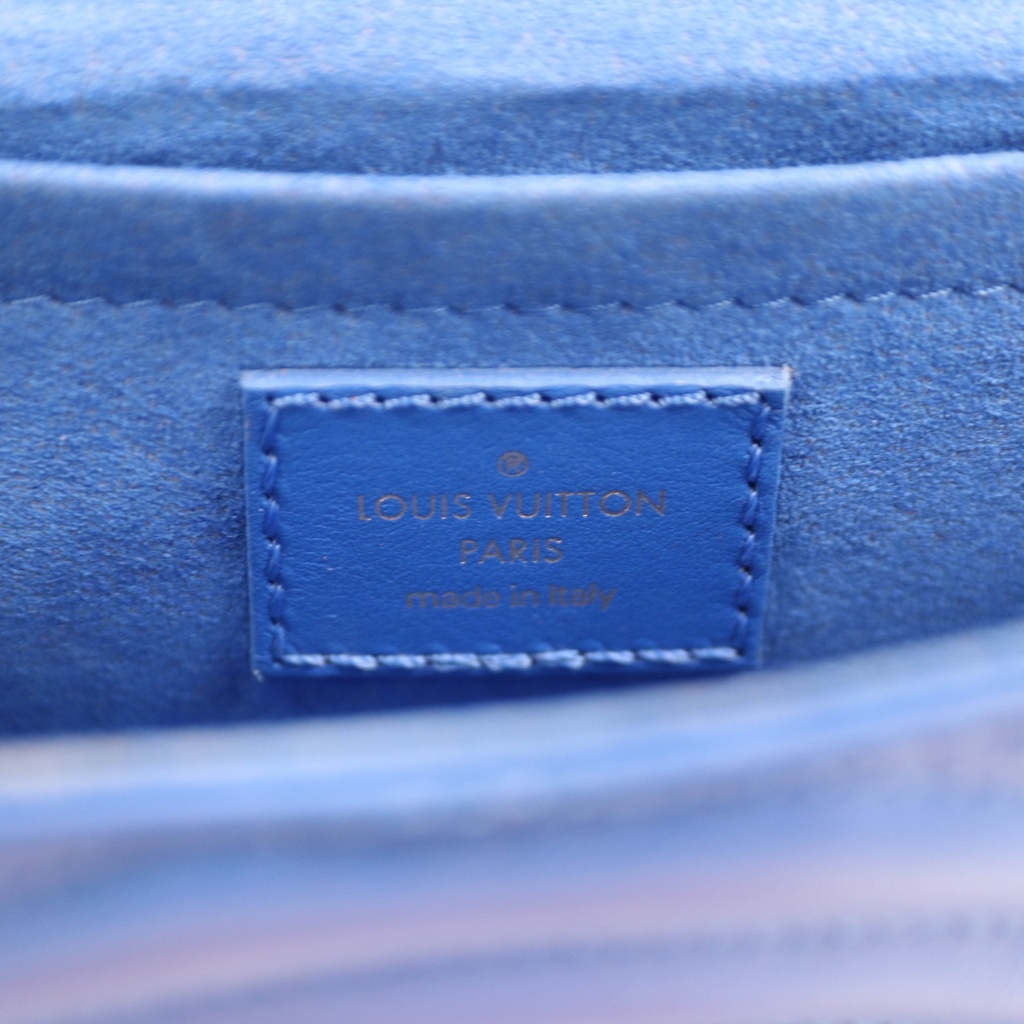 Louis Vuitton New Wave PM Blue Chain Bag 