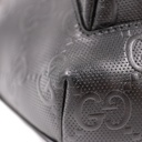 Gucci Calfskin GG Tennis Embossed Pocket Belt Bag Black