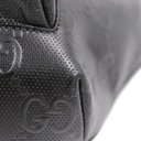 Gucci Calfskin GG Tennis Embossed Pocket Belt Bag Black