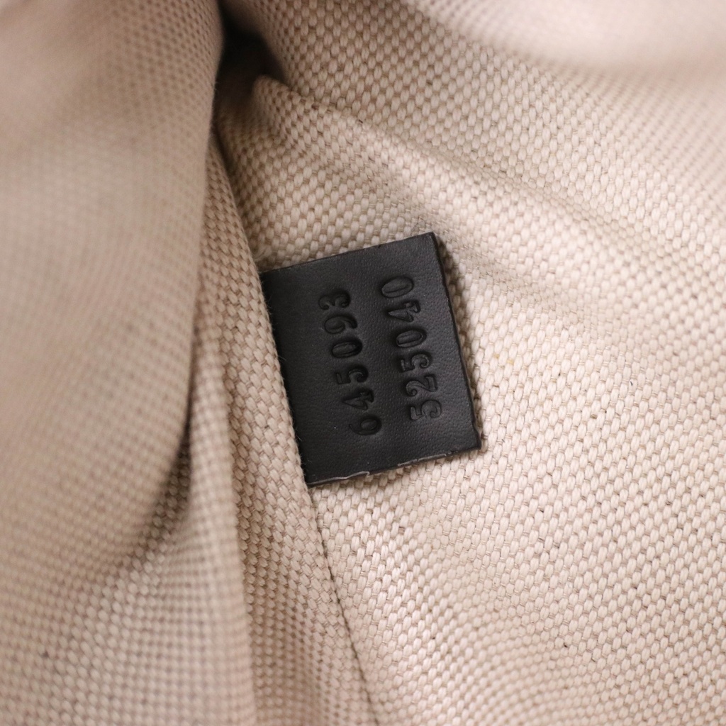 Gucci Calfskin GG Tennis Embossed Pocket Belt Bag Black