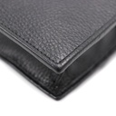 Gucci GG Interlocking Pebbled Leather Crossbody Bag Black 615523