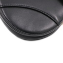Christian Dior Saddle Bag Leather Shoulder Bag Black
