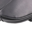 Christian Dior Saddle Bag Leather Shoulder Bag Black