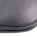 Christian Dior Saddle Bag Leather Shoulder Bag Black