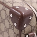 Gucci GG Supreme Monogram Canvas Shoulder Bag Beige 626363