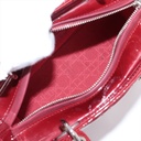 Christian Dior Lady Dior Cannage Patent Leather Medium Handbag Bordeaux