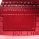Christian Dior Lady Dior Cannage Patent Leather Medium Handbag Bordeaux
