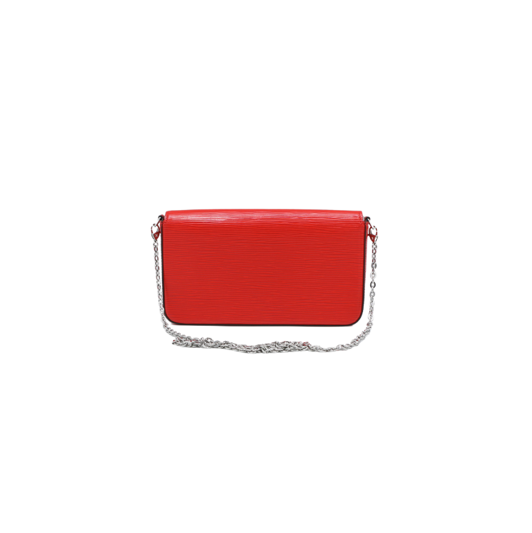 Louis Vuitton Epi Pochette Felicie Red