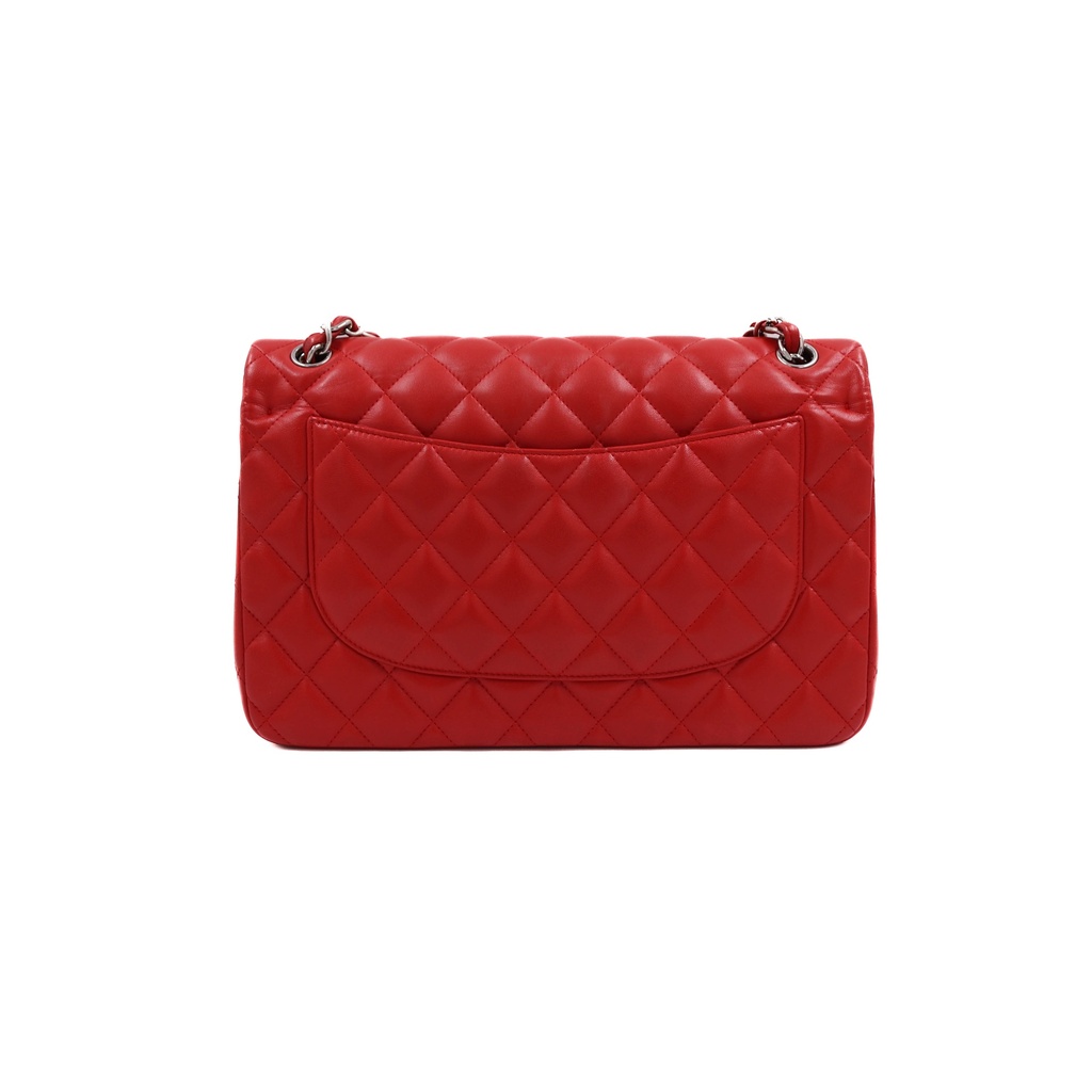 Chanel Classic Lambskin Jumbo Double Flap Bag