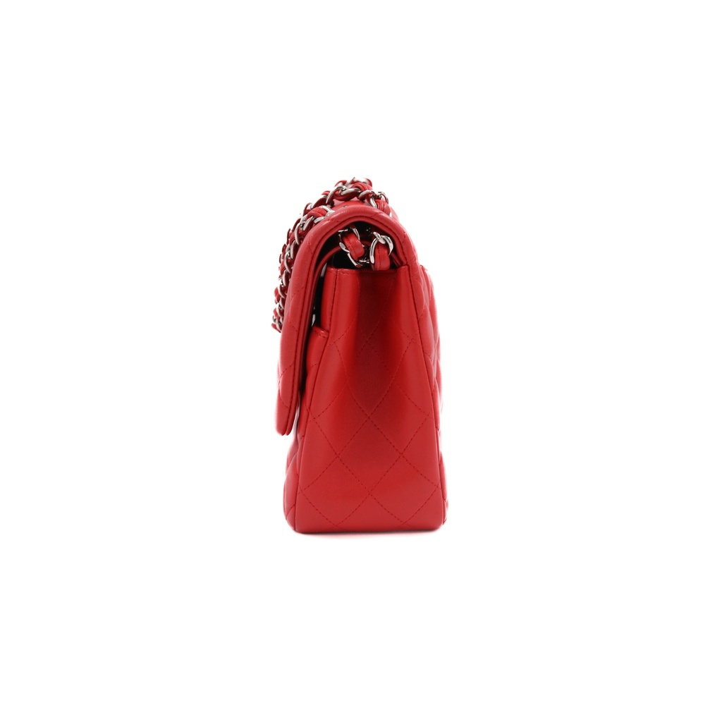 Chanel Classic Lambskin Jumbo Double Flap Bag