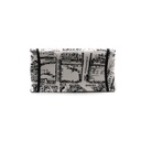 Christian Dior Embroidered Plan De Paris Small Book Tote White