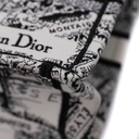 Christian Dior Embroidered Plan De Paris Small Book Tote White