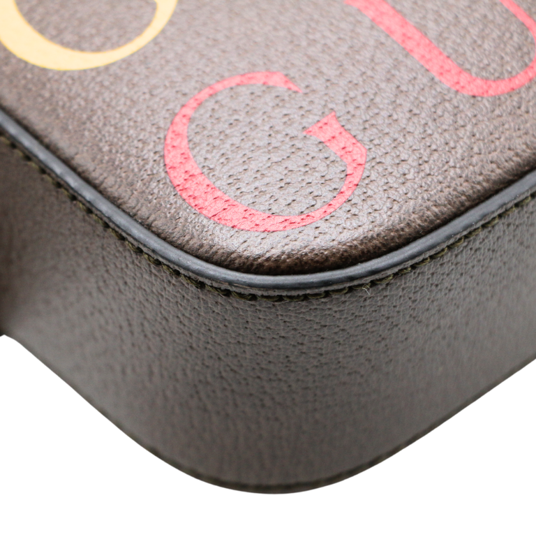Gucci Logo Brown Leather Belt Bag 602695