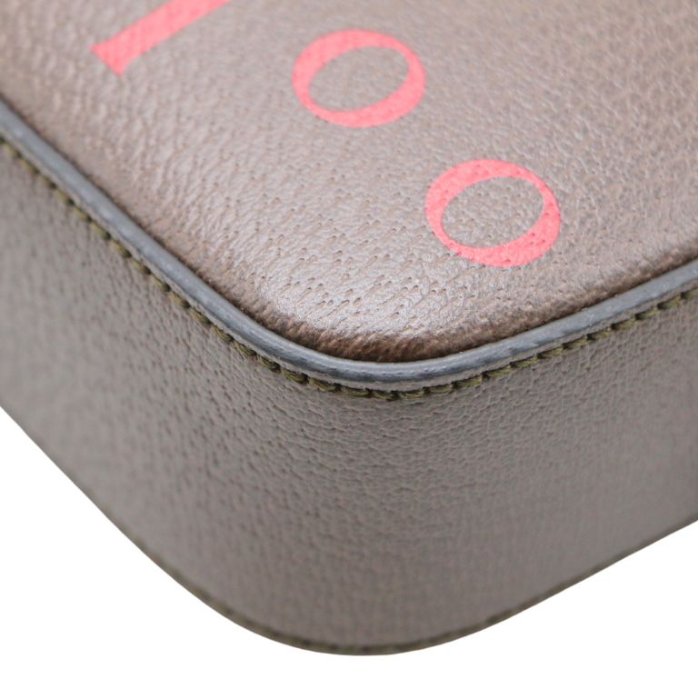 Gucci Logo Brown Leather Belt Bag 602695