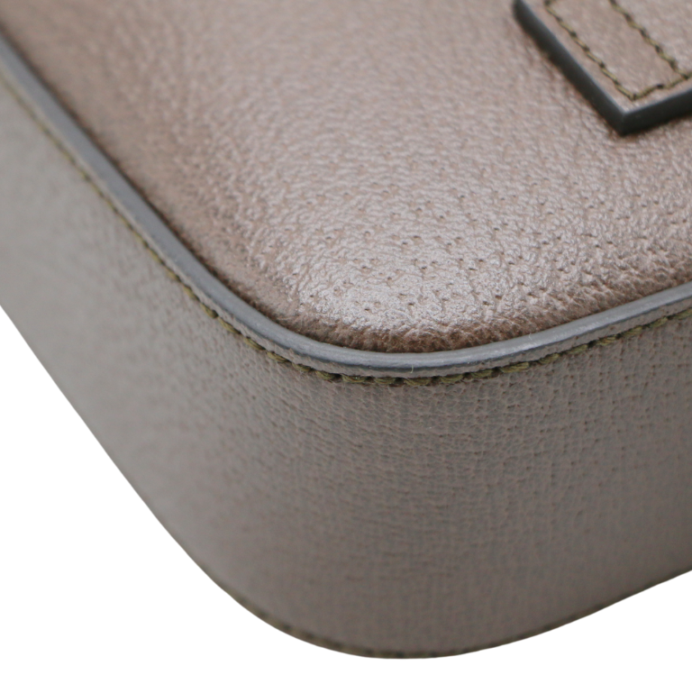 Gucci Logo Brown Leather Belt Bag 602695