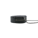 Chanel Lambskin Round Mini Clutch With Chain Black