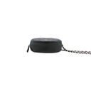 Chanel Lambskin Round Mini Clutch With Chain Black
