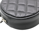 Chanel Lambskin Round Mini Clutch With Chain Black