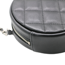 Chanel Lambskin Round Mini Clutch With Chain Black