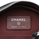 Chanel Lambskin Round Mini Clutch With Chain Black