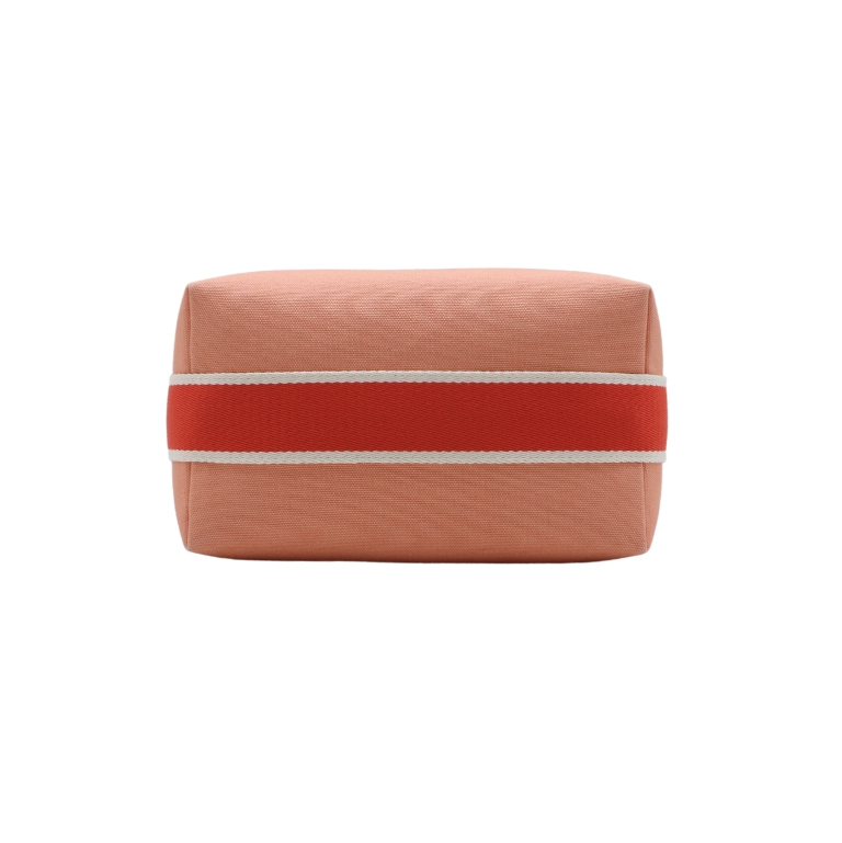 Hermes Canvas Small Bride-A-Brac Pouch Goyave