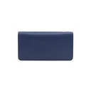 Prada Vitello Move Leather Chain Wallet Blue 1DH044