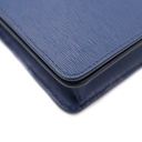 Prada Vitello Move Leather Chain Wallet Blue 1DH044