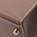 Hermes Kelly 28 Epsom Gold Hardware Brown Year 2020 Like New