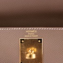 Hermes Kelly 28 Epsom Gold Hardware Brown Year 2020 Like New