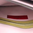 Valentino Rockstud Green Leather Clutch