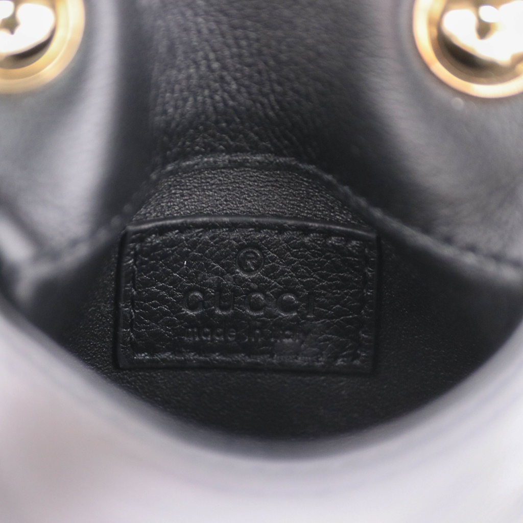 Gucci Calfskin Mini Blondie Bag Black
