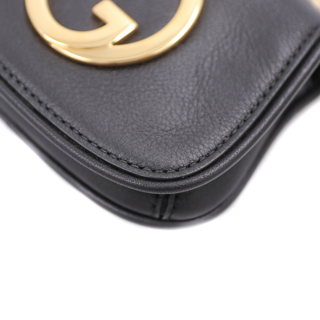 Gucci Calfskin Mini Blondie Bag Black