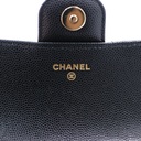 Chanel Caviar Quilted Glasses Case With Chain Black