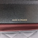 Chanel Caviar Quilted Glasses Case With Chain Black