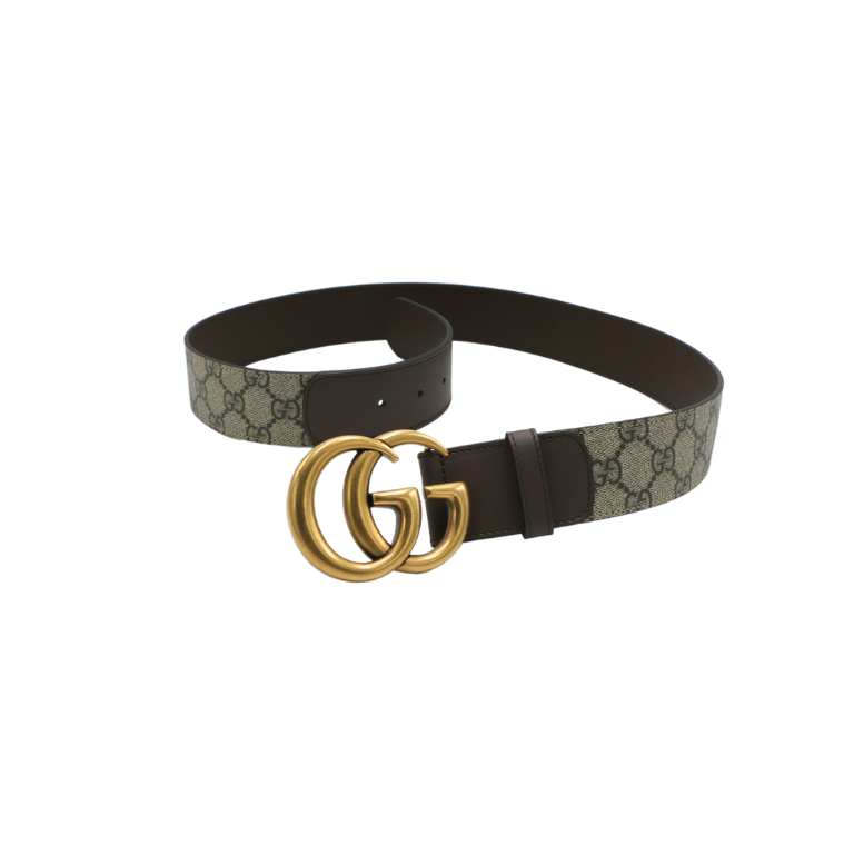 Gucci Re-Edition Wide Leather Belt 400593 Size 90 36