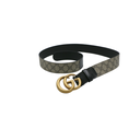Gucci Re-Edition Wide Leather Belt 400593 Size 110 44