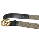Gucci Re-Edition Wide Leather Belt 400593 Size 110 44