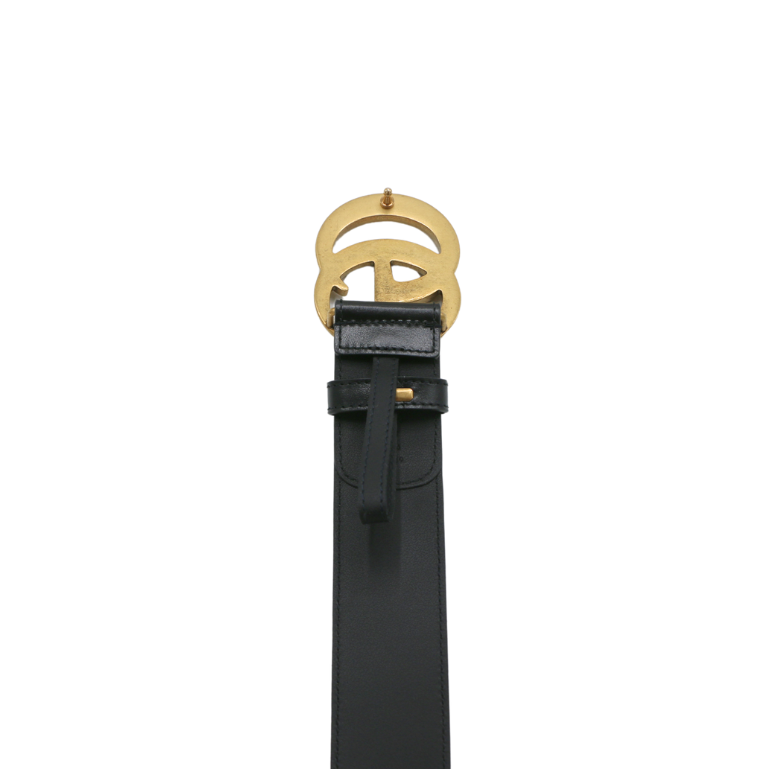 Gucci Re-Edition Wide Leather Belt 400593 Size 110 44