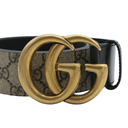 Gucci Re-Edition Wide Leather Belt 400593 Size 110 44