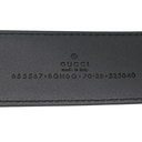 Gucci G Buckle Belt Black 655567 Size 70 28
