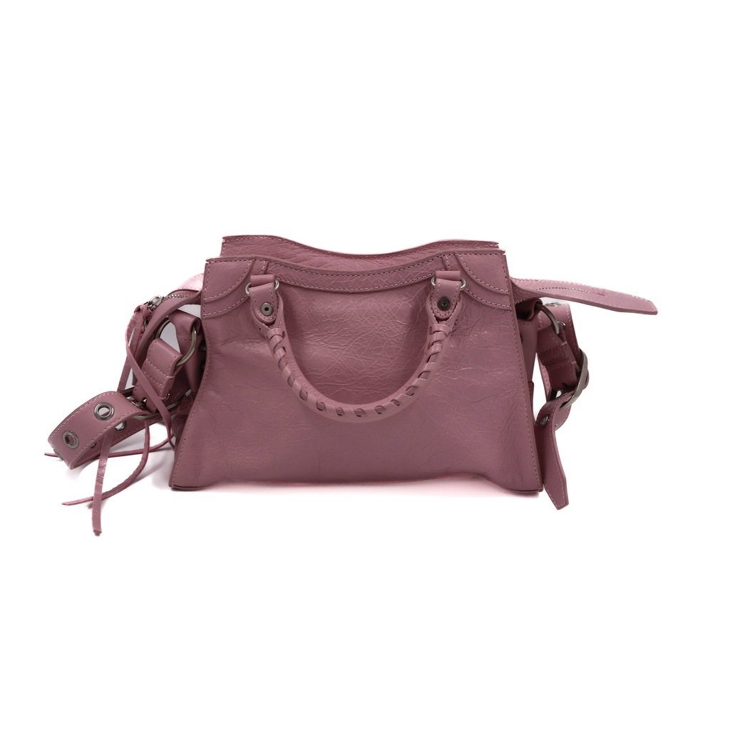 Balenciaga  Agneau Arena Neo Cagole Handbag XS Pink