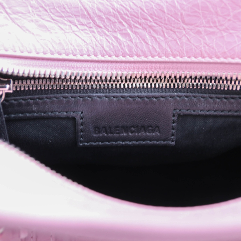 Balenciaga  Agneau Arena Neo Cagole Handbag XS Pink