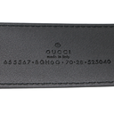 Gucci G Buckle Belt Black 655567 Size 70 28