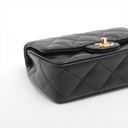 Chanel 24S Top Handle Mini Flap Bag Lambskin Black