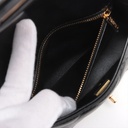 Chanel 24S Top Handle Mini Flap Bag Lambskin Black