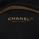 Chanel 24S Top Handle Mini Flap Bag Lambskin Black