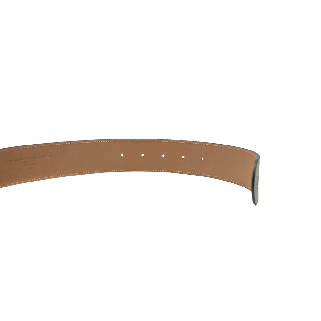 Gucci Re-Edition Wide Leather Belt 400593 Size 70 28