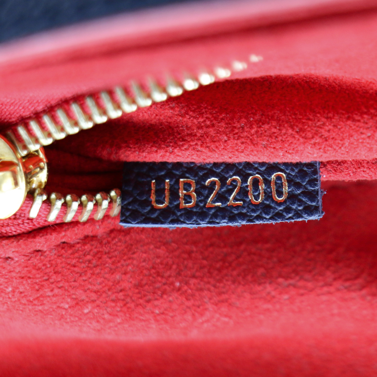 Louis Vuitton Empreinte Georges MM Marine Rouge
