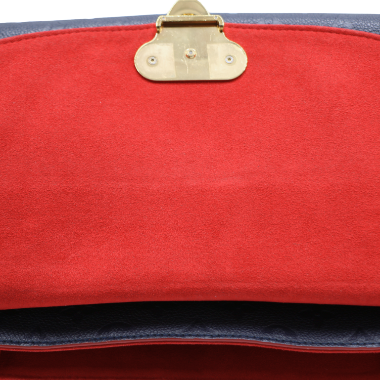 Louis Vuitton Empreinte Georges MM Marine Rouge