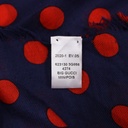 Gucci Blue Polka Dot Print Modal Silk Scarf In Size 140x140